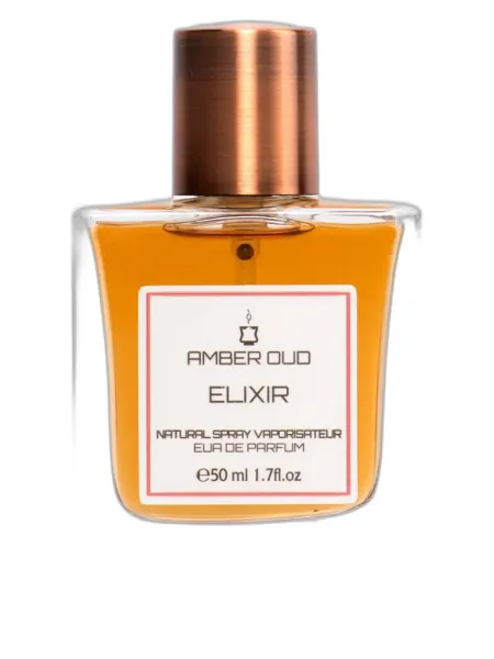 Frasco del perfume Amber Oud Elixir unisex
