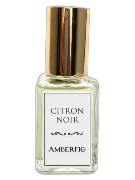 Frasco del perfume Amberfig Citron Noir unisex