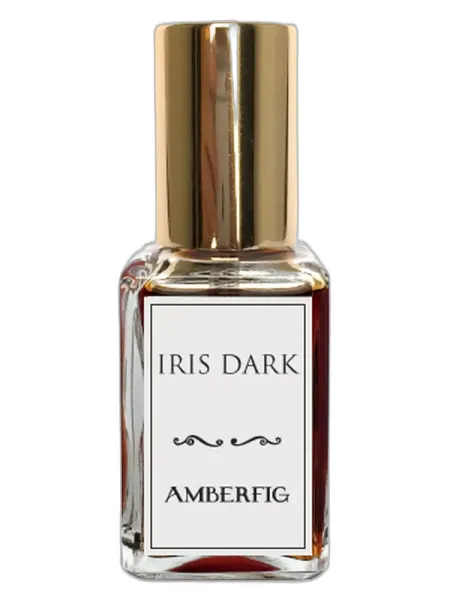 Frasco del perfume Amberfig Iris Dark unisex