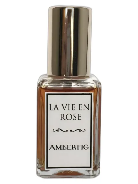 Frasco del perfume Amberfig La Vie En Rose unisex