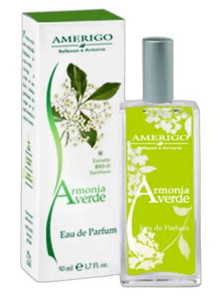 Frasco del perfume Amerigo Armonia Verde