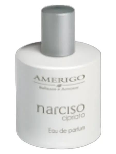 Frasco del perfume Amerigo Narciso Cipriato