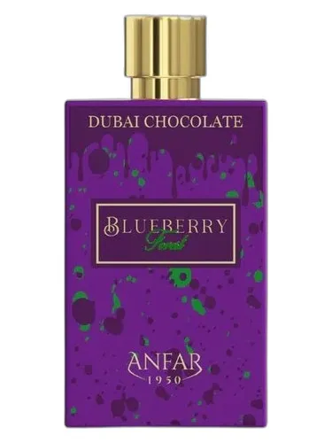 Frasco del perfume Anfar 1950 Blueberry Forest