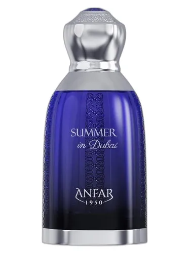 Frasco del perfume Anfar 1950 Summer in Dubai
