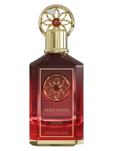 Frasco del perfume Anfar 1950 Zenit Rouge