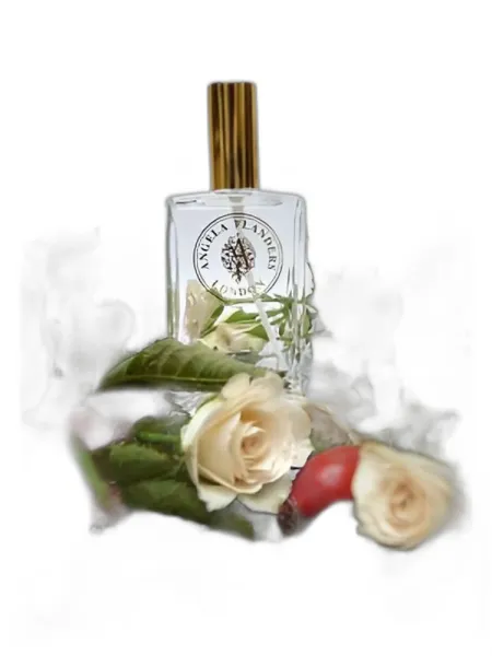 Frasco del perfume Angela Flanders Rose Sauvage