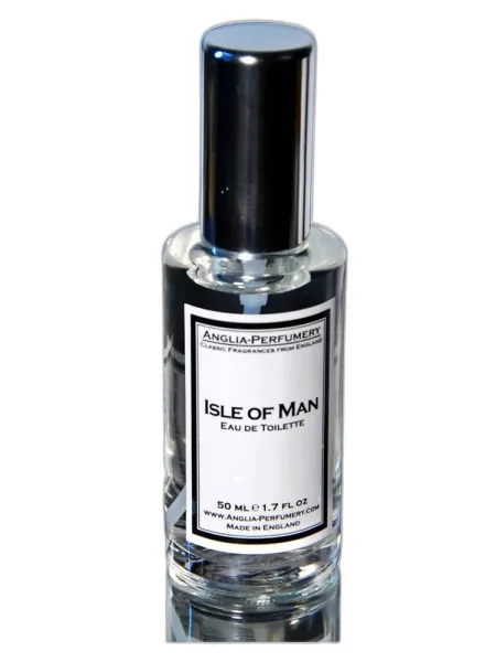 Frasco del perfume Anglia Perfumery Isle of Man