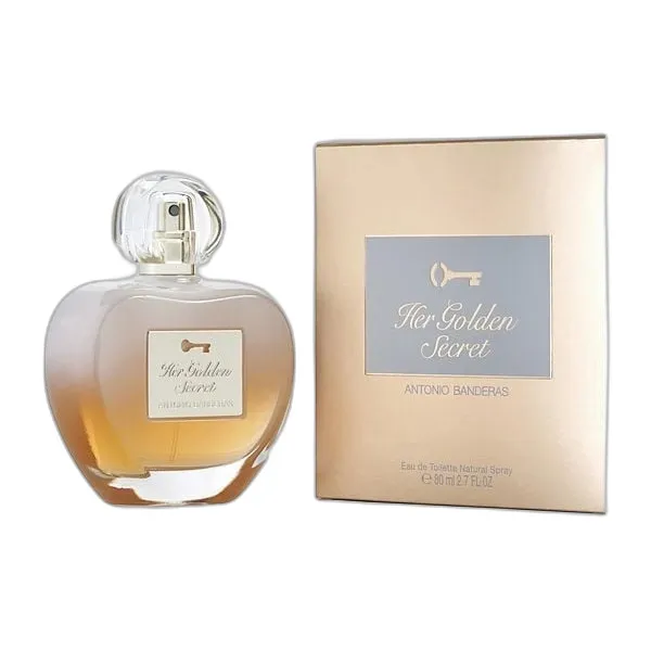Frasco del perfume Antonio Banderas Her Golden Secret Eau de Toilette