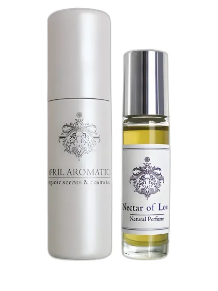 Frasco del perfume April Aromatics Nectar Of Love Oil Perfume