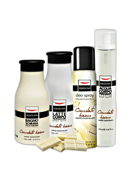 Frasco del perfume Aquolina Cioccolato Bianco