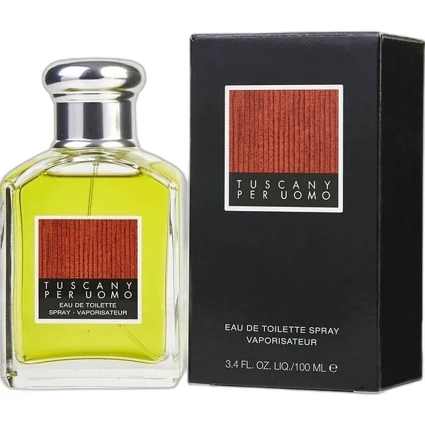 Frasco del perfume Aramis Tuscany Eau de Toilette