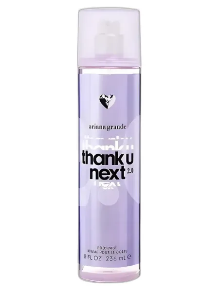 Frasco del perfume Ariana Grande Thank U Next 2.0 Body Mist Body Mist / Spray