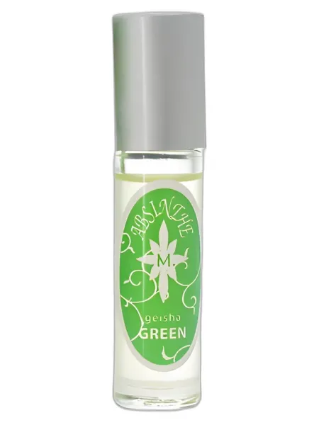Frasco del perfume Aroma M Geisha Green Roll-on Perfume Oil unisex