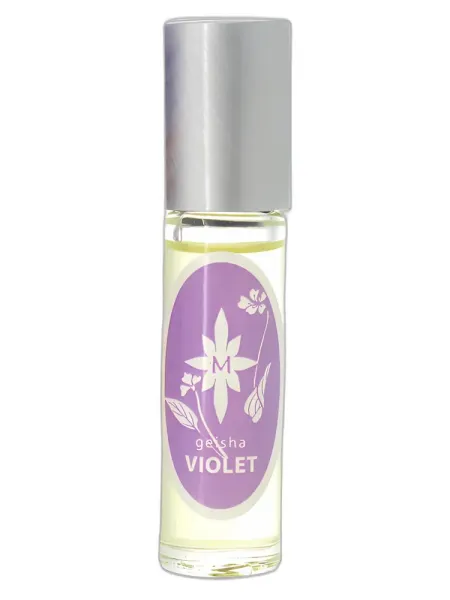 Frasco del perfume Aroma M Geisha Violet Roll-On Perfume Oil