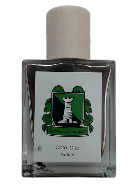 Frasco del perfume Aromas de Salazar Cafe Oud 2023 unisex
