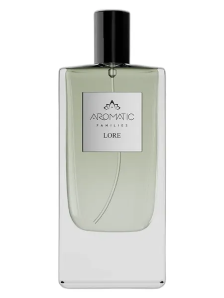 Frasco del perfume Aromatic Families Lore unisex