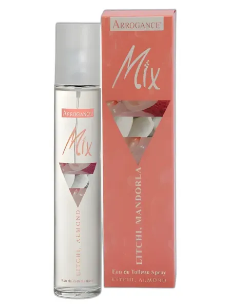 Frasco del perfume Arrogance Mix Litchi, Mandorla