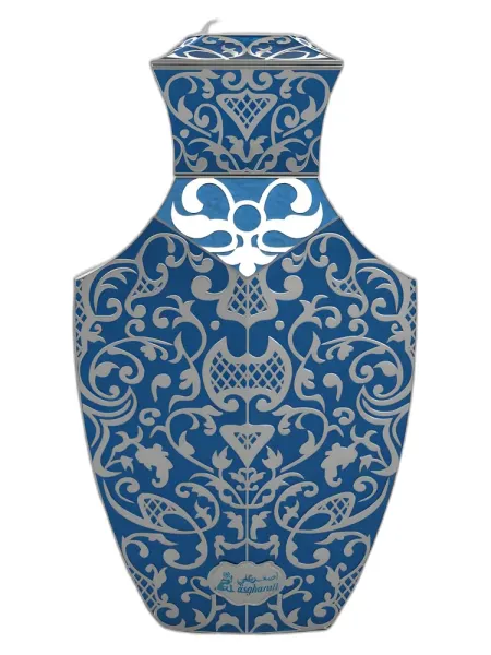 Frasco del perfume Asgharali Mouj Al Azraq Eau de Cologne