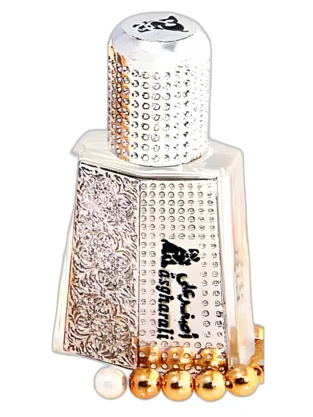 Frasco del perfume Asgharali Musk Abyid Attar unisex