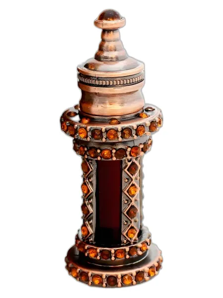Frasco del perfume Asgharali Musk Aswad Attar unisex