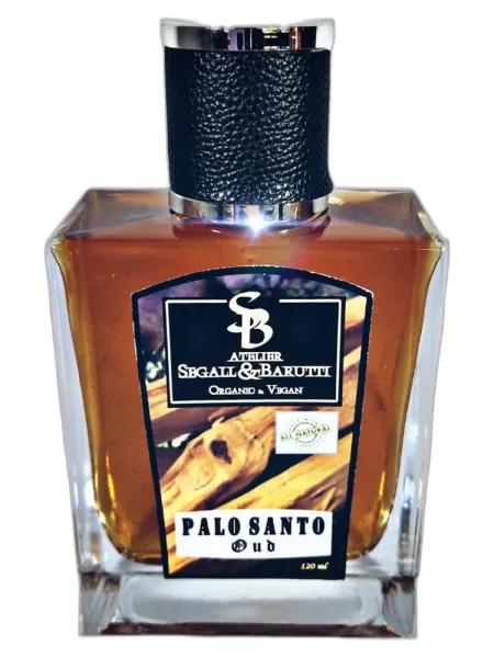 Frasco del perfume Atelier Segall & Barutti Palo Santo Oud unisex