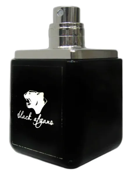 Frasco del perfume Atrin Star Black Afgano