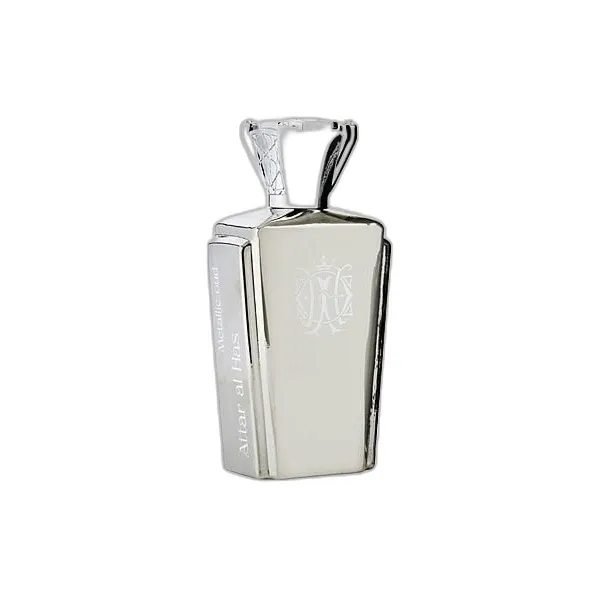 Frasco del perfume Attar Al Has Metallic Oud Eau de Parfum