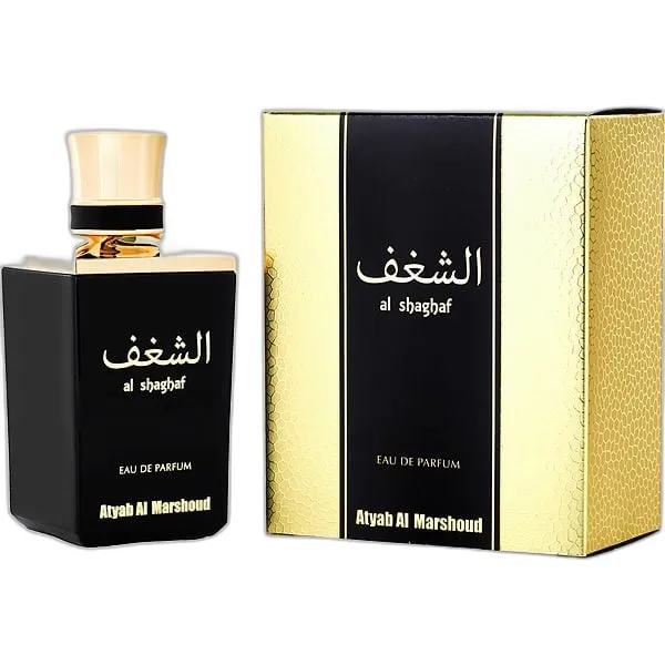 Frasco del perfume Atyab Al Marshoud Al Shaghaf Black Eau de Parfum