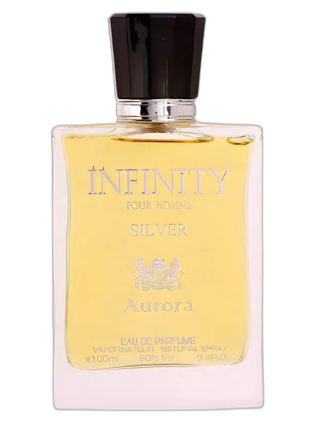 Frasco del perfume Aurora Scents Infinity Silver Eau de Parfum