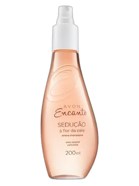Frasco del perfume Avon Encanto Seducao Amora e Champagne