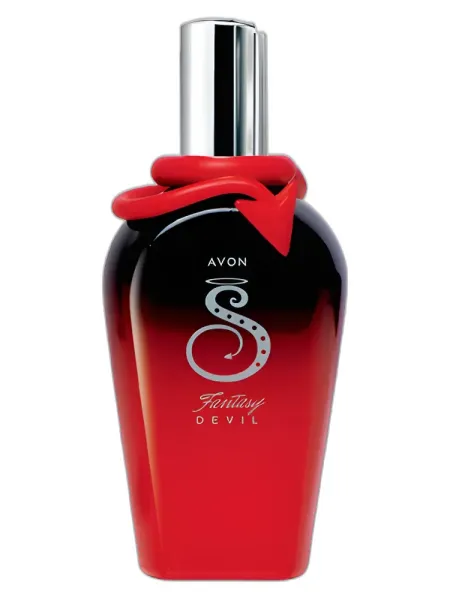 Avon Fantasy Devil perfume bottle