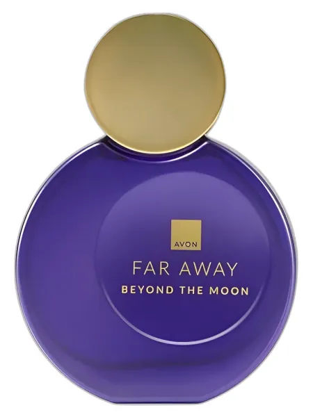 Frasco del perfume Avon Far Away Beyond The Moon Eau de Parfum