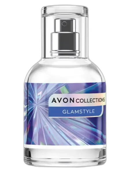 Avon Festive Glow Glamstyle perfume bottle