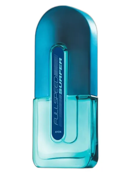 Frasco del perfume Avon Full Speed Surfer Eau de Toilette