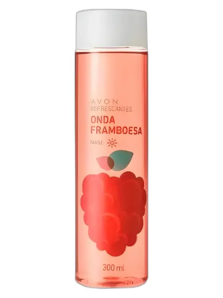Frasco del perfume Avon Onda Framboesa