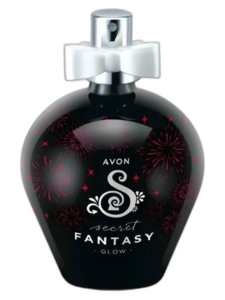 Avon Secret Fantasy Glow perfume bottle