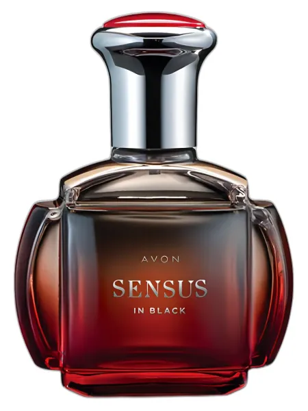 Avon Sensus In Black perfume bottle