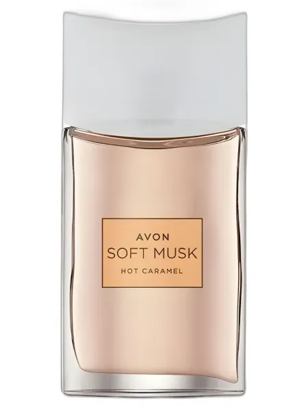 Frasco del perfume Avon Soft Musk Hot Caramel