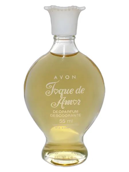 Frasco del perfume Avon Toque de Amor