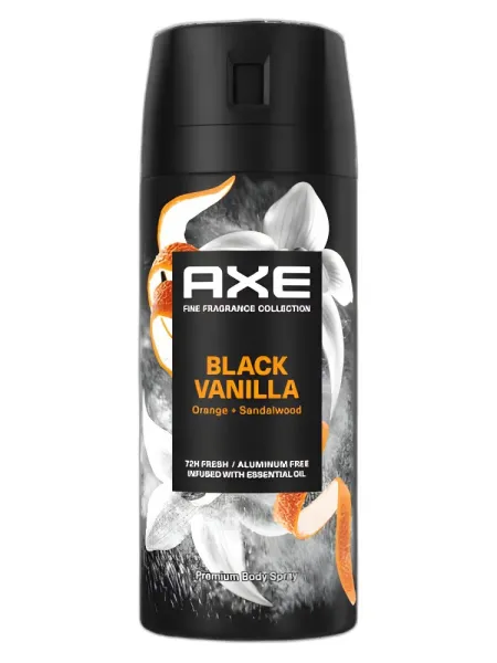 Frasco del perfume AXE Black Vanilla