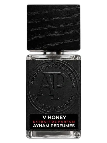 Frasco del perfume Ayham Perfumes V Honey 2026