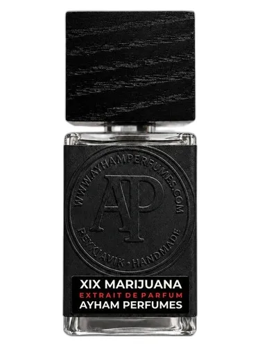 Frasco del perfume Ayham Perfumes XIX Marijuana 2026
