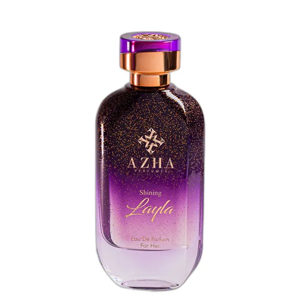 Frasco del perfume Azha Shining Layla