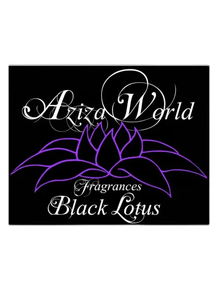 Frasco del perfume Aziza World Fragrances Black Lotus