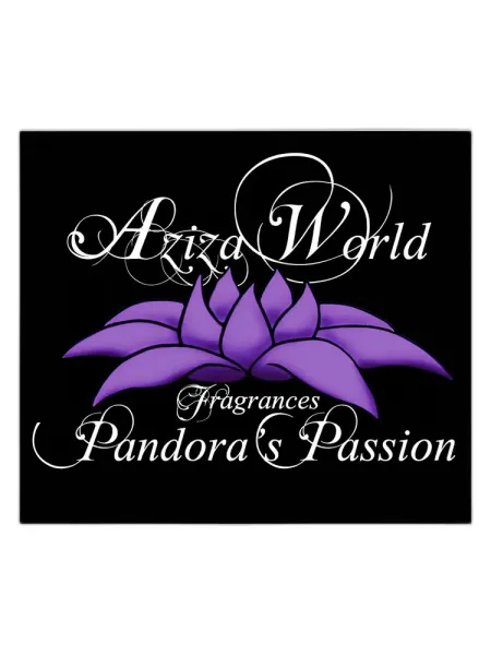 Frasco del perfume Aziza World Fragrances Pandora's Passion
