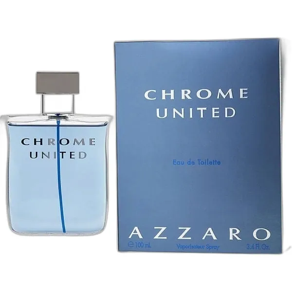 Frasco del perfume Azzaro Chrome United Eau de Toilette