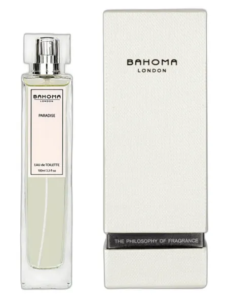 Frasco del perfume Bahoma London Paradise