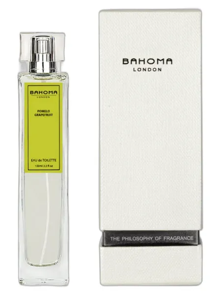 Frasco del perfume Bahoma London Pomelo Grapefruit unisex