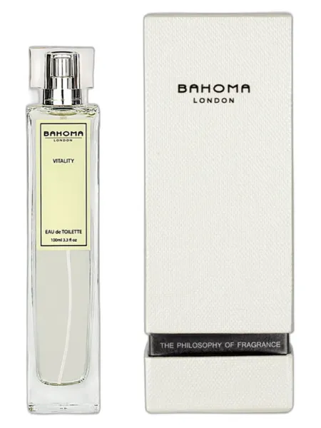Frasco del perfume Bahoma London Vitality unisex