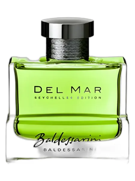 Frasco del perfume Baldessarini Del Mar Seychelles Limited Edition Eau de Cologne